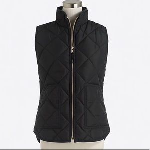 J. Crew factory black puffy vest